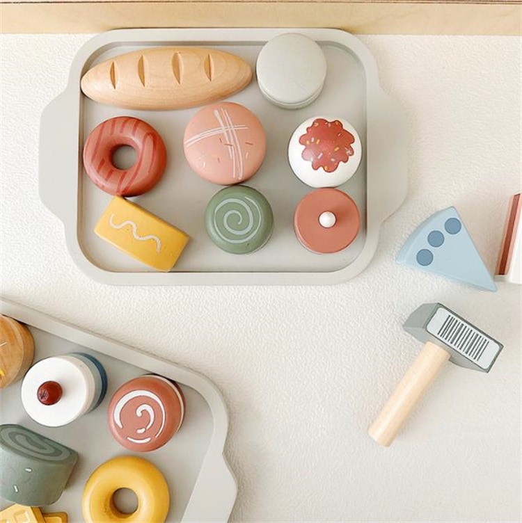 早い者勝ち 子供用おもちゃ 甘いもの 焼き菓子 木質 3-7歳 ケーキ 菓子 おもちゃ 子供 ままごと 知育用品 台所 洋食 誕生日プレゼント