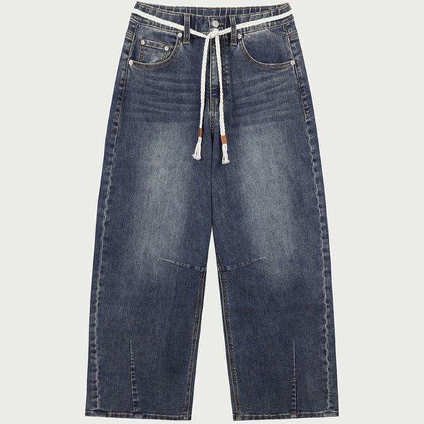 女性用ウルトラソフトベルトバルーンデニムパンツ10560-155-205-10B-SH