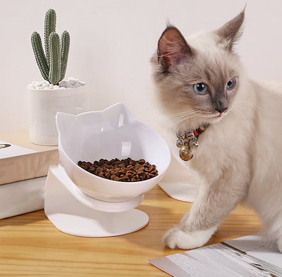 食器 ペット用 ペットボウル エサ皿 犬 猫 食べやす...のサムネイル
