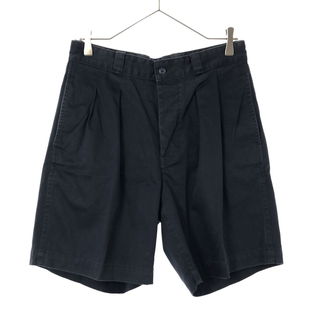 日本製 ハーフパンツ 3 ネイビー ボタンフライ メンズ