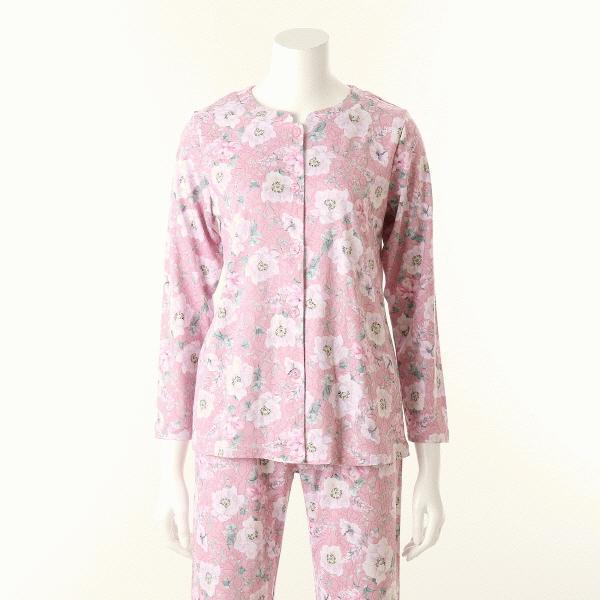 花柄の女性用トップス 室内着 レディースホームウェア VEV3981WSG