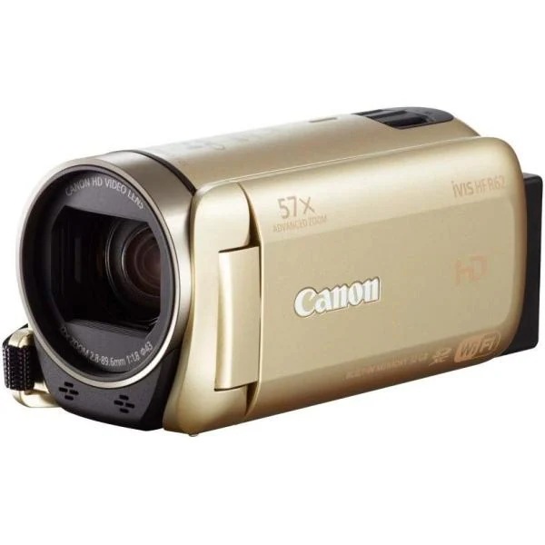 【中古】キヤノン Canon デジタルビデオカメラ iVIS HF R62 光学32倍ズーム ベージュ IVISHFR62BG