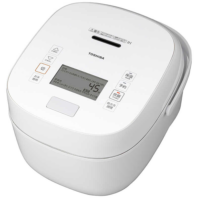 東芝　TOSHIBA　炊飯器 1升 炎匠炊き 真空圧力IH グランホワイト　RC-18KGW(W)