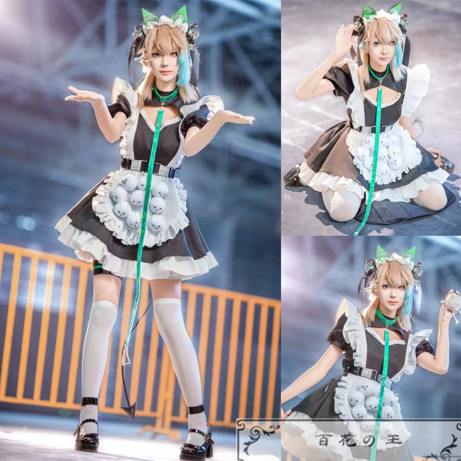 在庫品 VTuber バーチャルライバー にじさんじ アザ Aza アザ 2024 新衣装 アザ メイド服 コスプレ衣装 コスチューム ハロウィン 変装 仮装