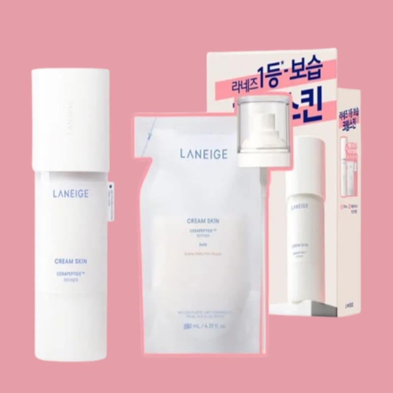 クリームスキン ローション 170ml+リフィル130ml(+ミストポンプ)化粧水 高保湿 保湿 ローション セラミド ヒアルロン酸 保湿ケア ハリケア 乾燥肌 潤い補給肌のハリ感UP！