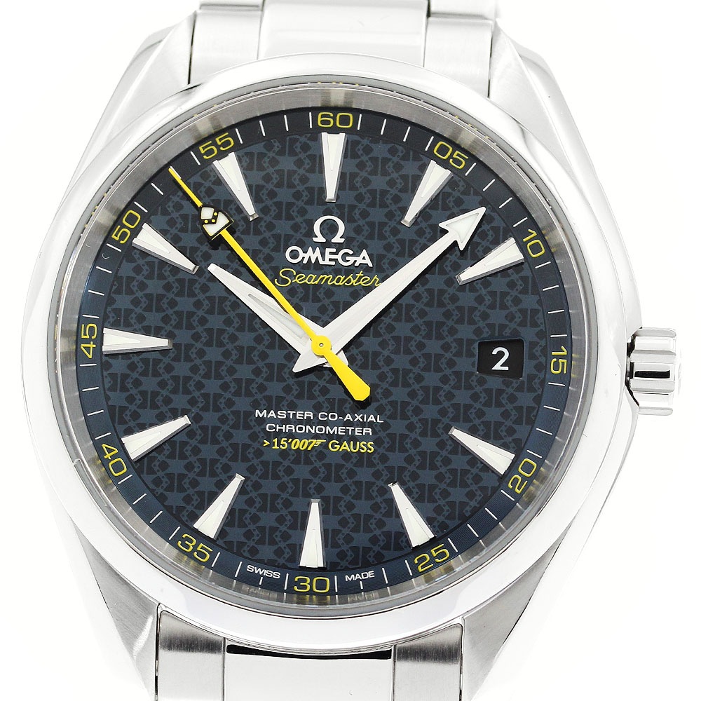 オメガ OMEGA 231.10.42.21.03.004 シーマスター アクアテラ ジェームズ・ボンド007 リミテッド 自動巻き メンズ _877423【中古】