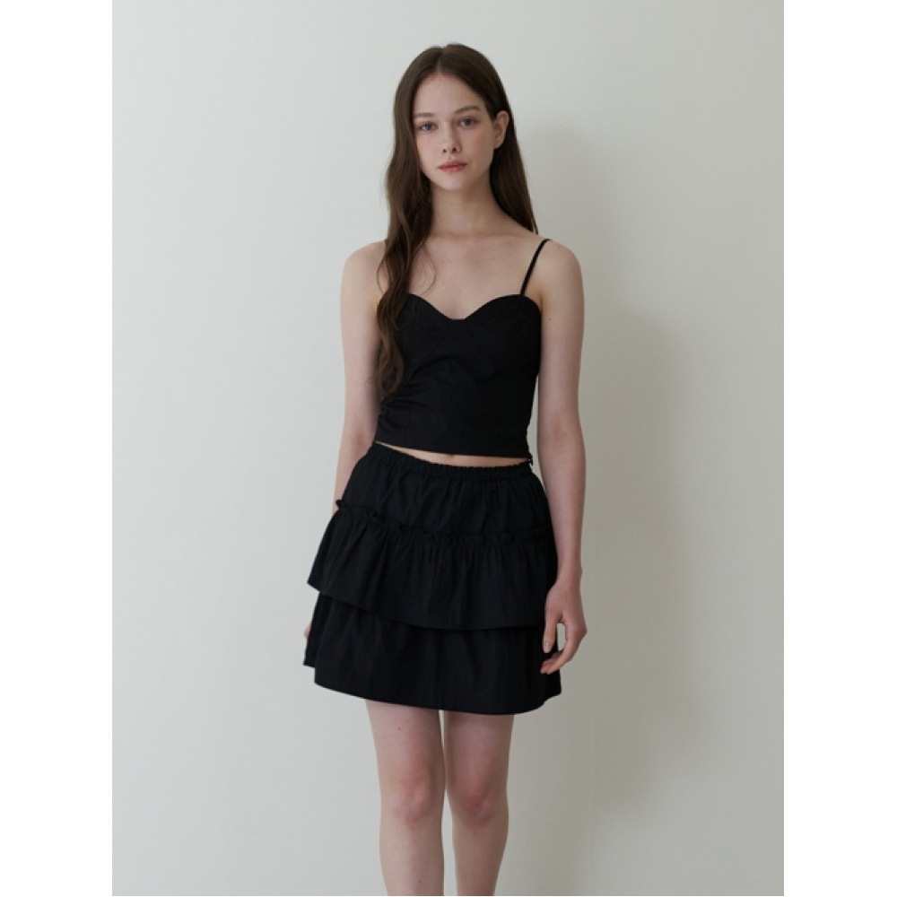 KINDABABY フレンチカンカンスカート-ブラック