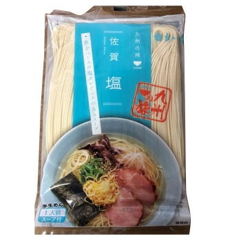まるいち 佐賀塩ラーメン スープ付 1人前x40入 Z4250