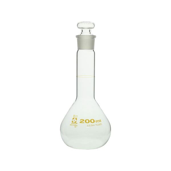 メスフラスコ 短形 200mL [023080-200]