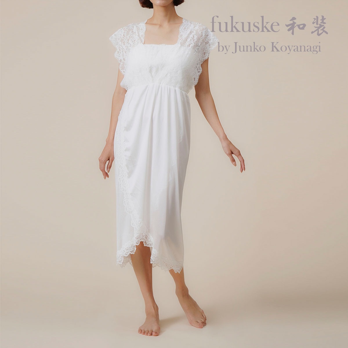 インナー レディース fukuske和装 ブラジュバン3inONE ブラスリップ 401-001