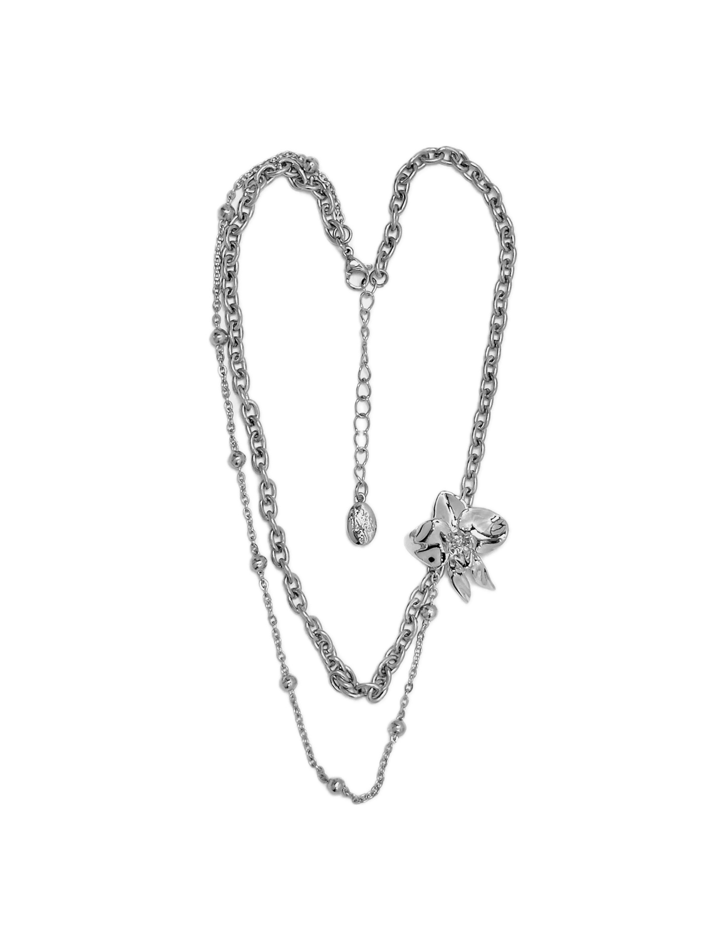 【KASHIKO】 LAYERED ORCHID NECKLACE