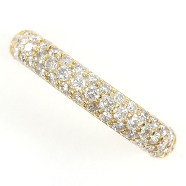 K18 18金 YG イエローゴールド リング 指輪 5.5号 ダイヤ 0.30 ジュエリー 中古 30,752円