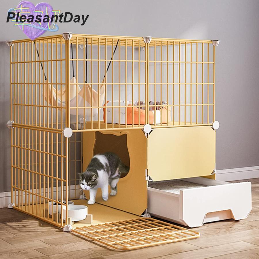 即納あり猫ケージ トイレ付 大型 キャットケージ ケージ ゲージ ペット 猫 ベビー キャット ケージ屋内猫ベビーサークル ゲージ キャットタワー スタジアム ドア付き ワ