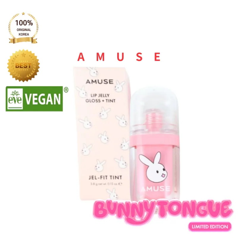 ジェルフィットティント バニートング リミテッドエディション Bunny Tongue潤いと透明感のあるジェルフィットティント長時間持続する生き生きとしたリップカラーリップティント