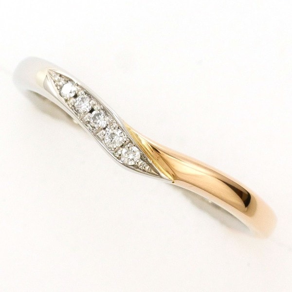 シチズン PT900 K18PG リング 6号 ダイヤ 中古