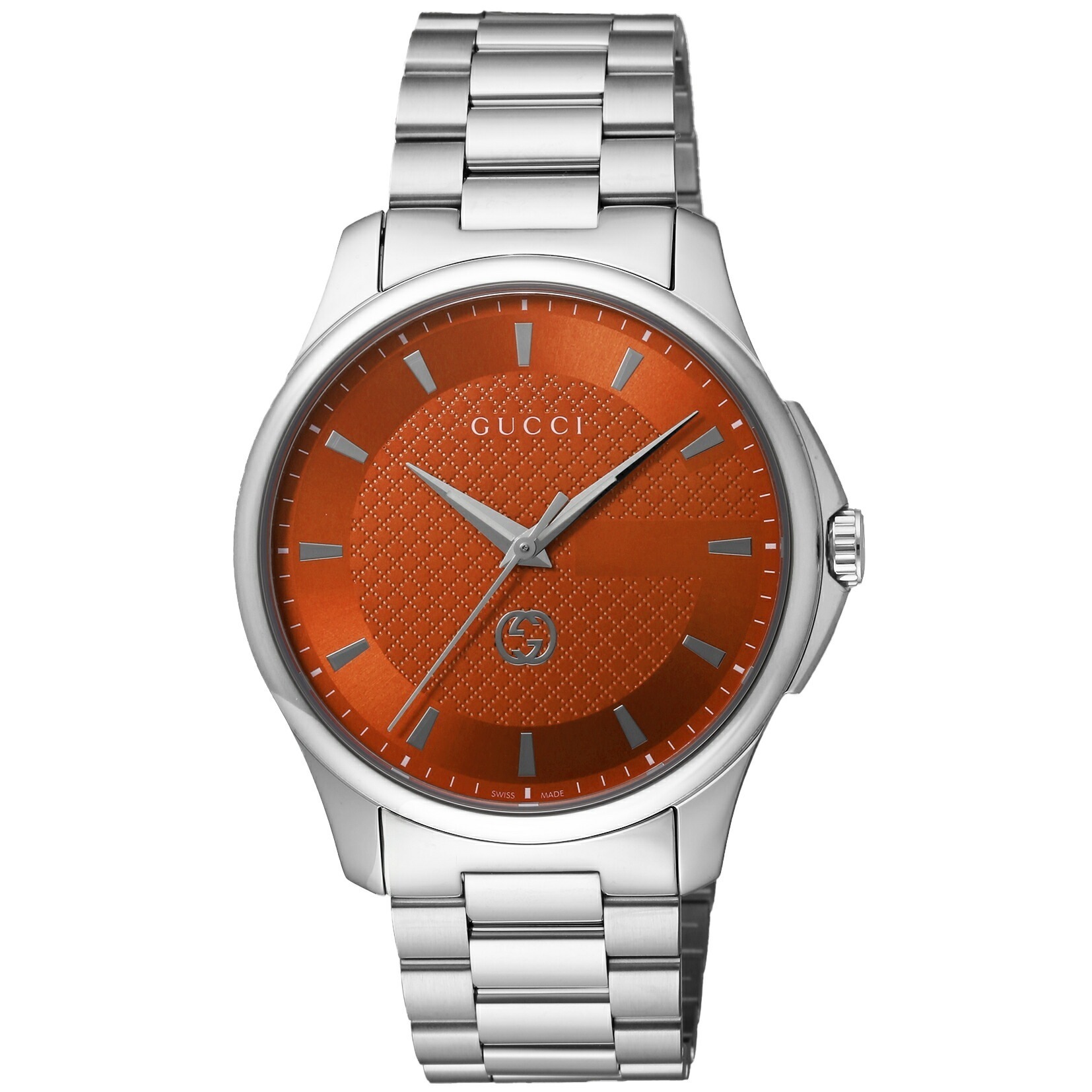 グッチ GUCCI Gタイムレス YA126370 腕時計 メンズ コーラルレッド クオーツ アナログメンズ腕時計