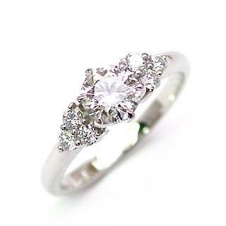 AneCan掲載 (Brand アニーベル) Pt ダイヤモンドデザインリング（婚約指輪エンゲージリング） メレ 楽ギフ_包装02P26Mar16 108,000円