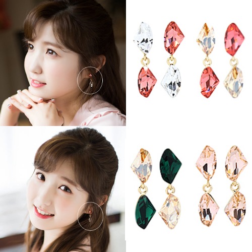 [IZ*ONE着用] ジェラシー_daily bling 2ピアス SNSで人気 韓国の女性アイドルアクセサリー カスタムジュエリー ファッションジュエリー アイドルピアス 大学生ファッション