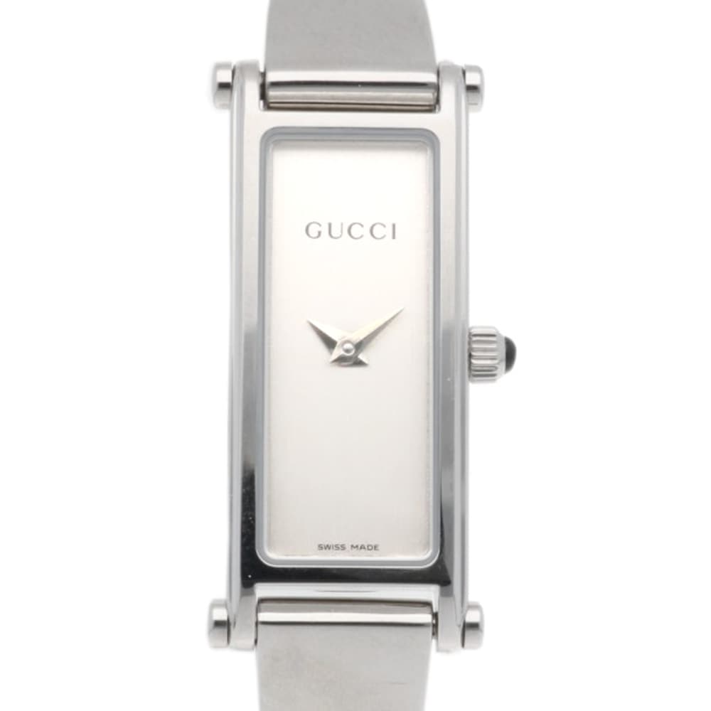 グッチ 腕時計 ステンレススチール 1500L クオーツ 1年保証 GUCCI 中古 美品
