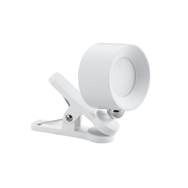 3個セット YAZAWA 2WAYクリップマグネットライト 丸タイプ CLL05W01WHX3