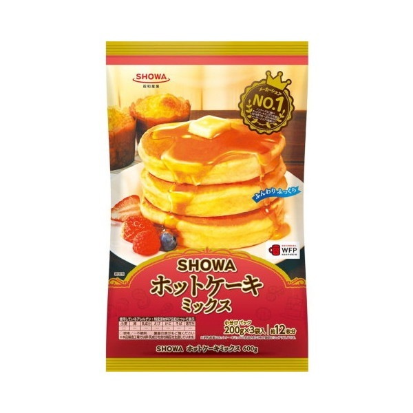 昭和産業 昭和 ホットケーキミックス 600g x20 メーカー直送