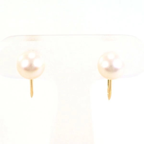 K18 18金 YG イエローゴールド イヤリング パール (真珠) ジュエリー 中古