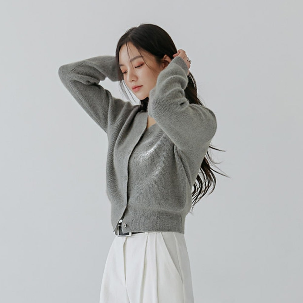 ベーシックVネックカーディガン