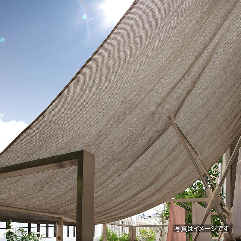 タカショー 日よけ 雨よけシェード モカ 2×3m ポリエチレン JWP 雨ガード シェード サンシェード オーニング JWP-W30M