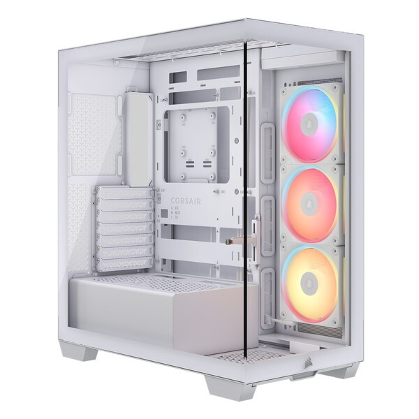 CC-9011325-WW ホワイト 3500X LX-R RGB iCUE LINK Mid-Tower ミドルタワー型PCケース メーカー直送