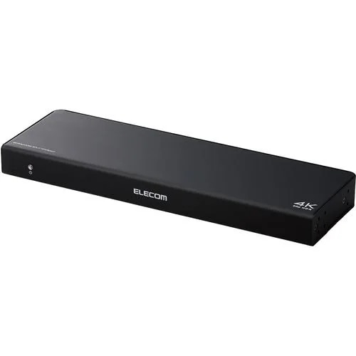 エレコム VSP-HDP18BK HDMI分配器 4K 60P 対応 1入力 8出力 スプリッター ブラック