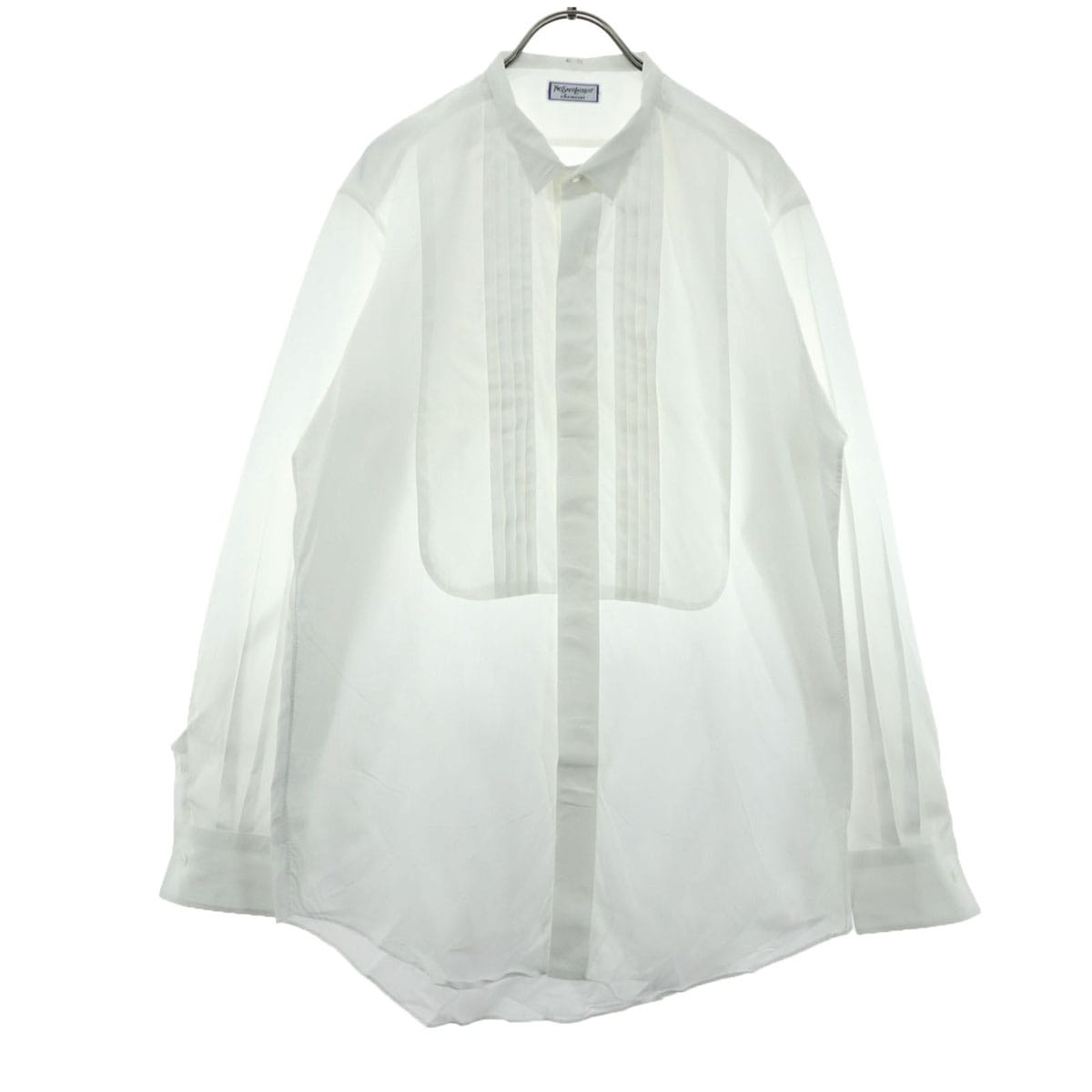 90s オールド 長袖 コットンシャツ 40-84 ホワイト メンズ 古着