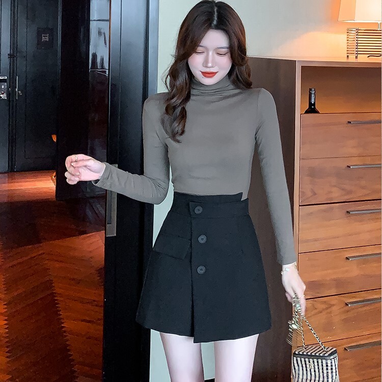 ボトムス パンツ ショート丈 キュロット Aライン ポケット ハイウエスト かわいい 大人可愛い きれいめ 上品 おしゃれ こなれ感 ラブリー キュート 主役級 無地 春 秋 2022 10代 20代 6,980円