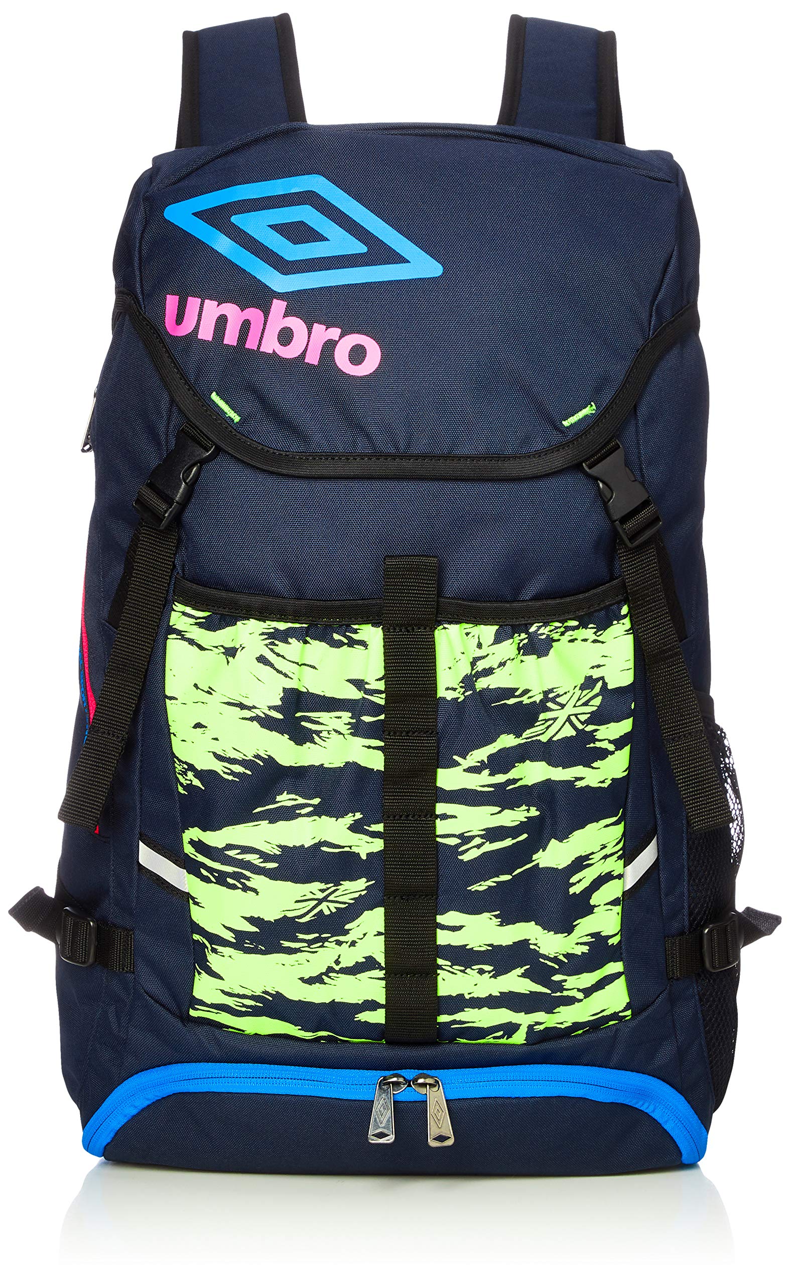 [アンブロ] リュックサック バックパック サッカー30L ボール収納 多機能ポケット シューズクローゼット キッズ ジュニア メンズ NVML(ロゴ大)