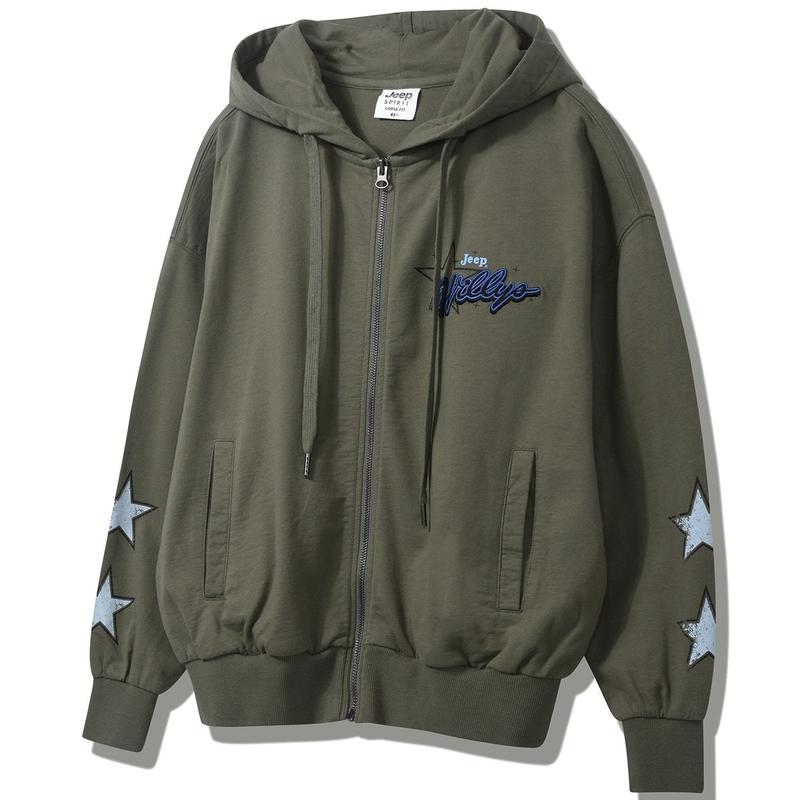 女性 S/S ビンテージ フード付きジップアップ JP2TZF021 ECJ