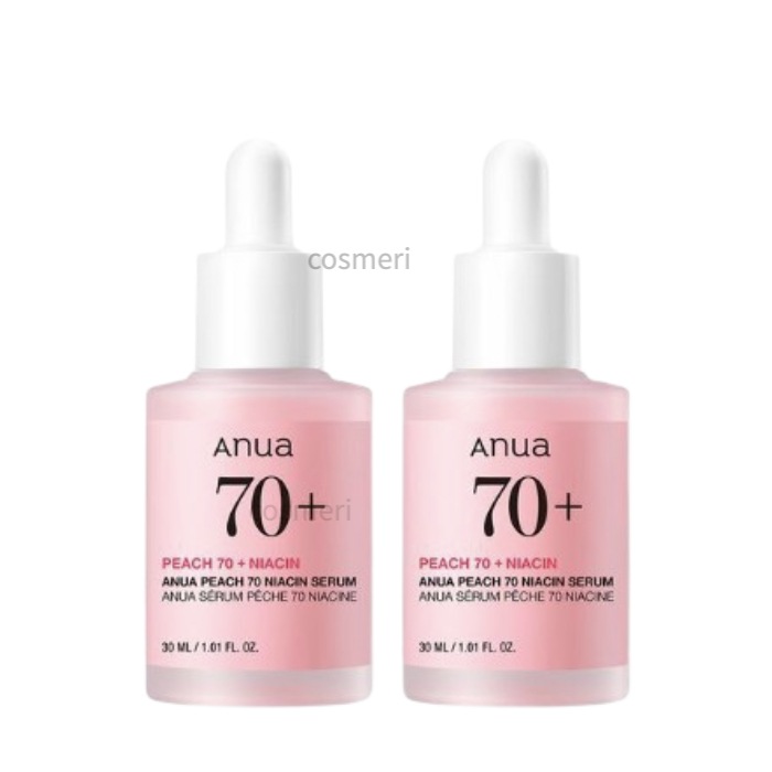 桃70％ナイアシンセラム, 30ml+30ml 4,940円