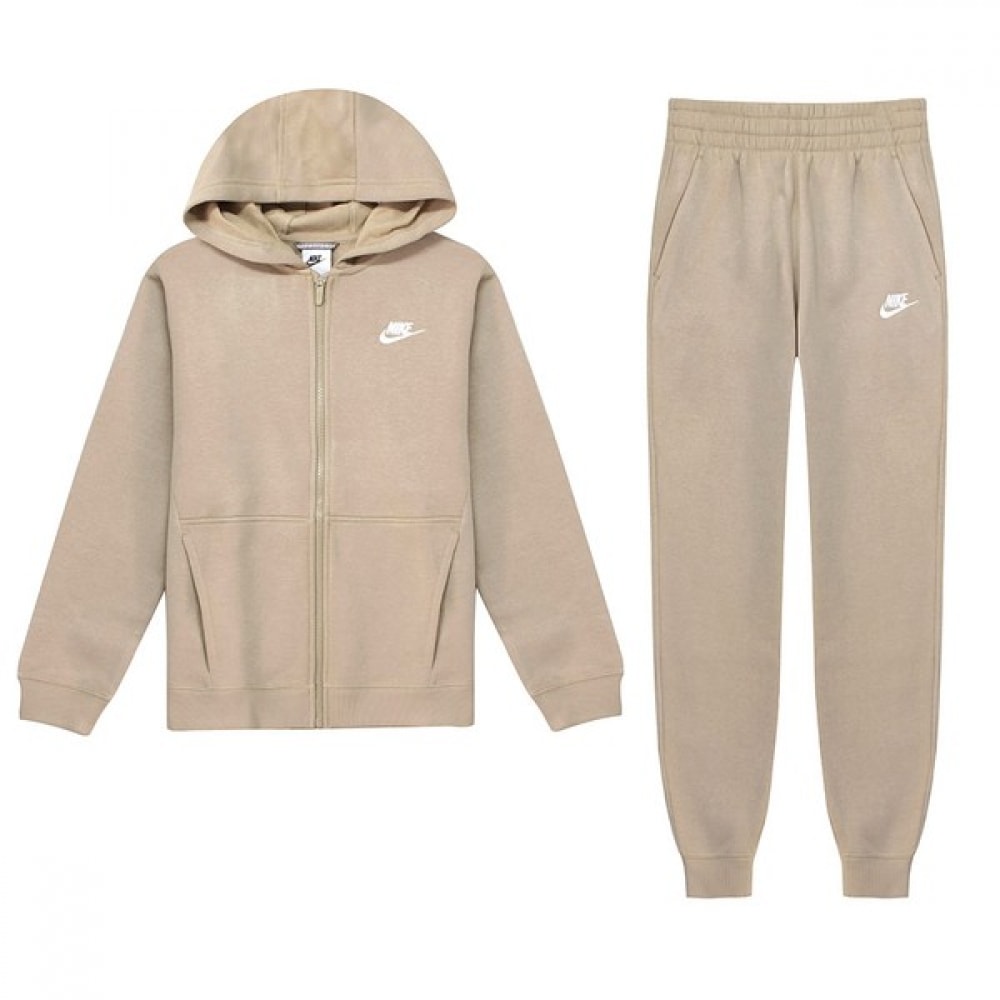 [ナイキジュニア] ナイキ NSW クラブ K 起毛パーカーライトブラウン FD3114-247 19,014円