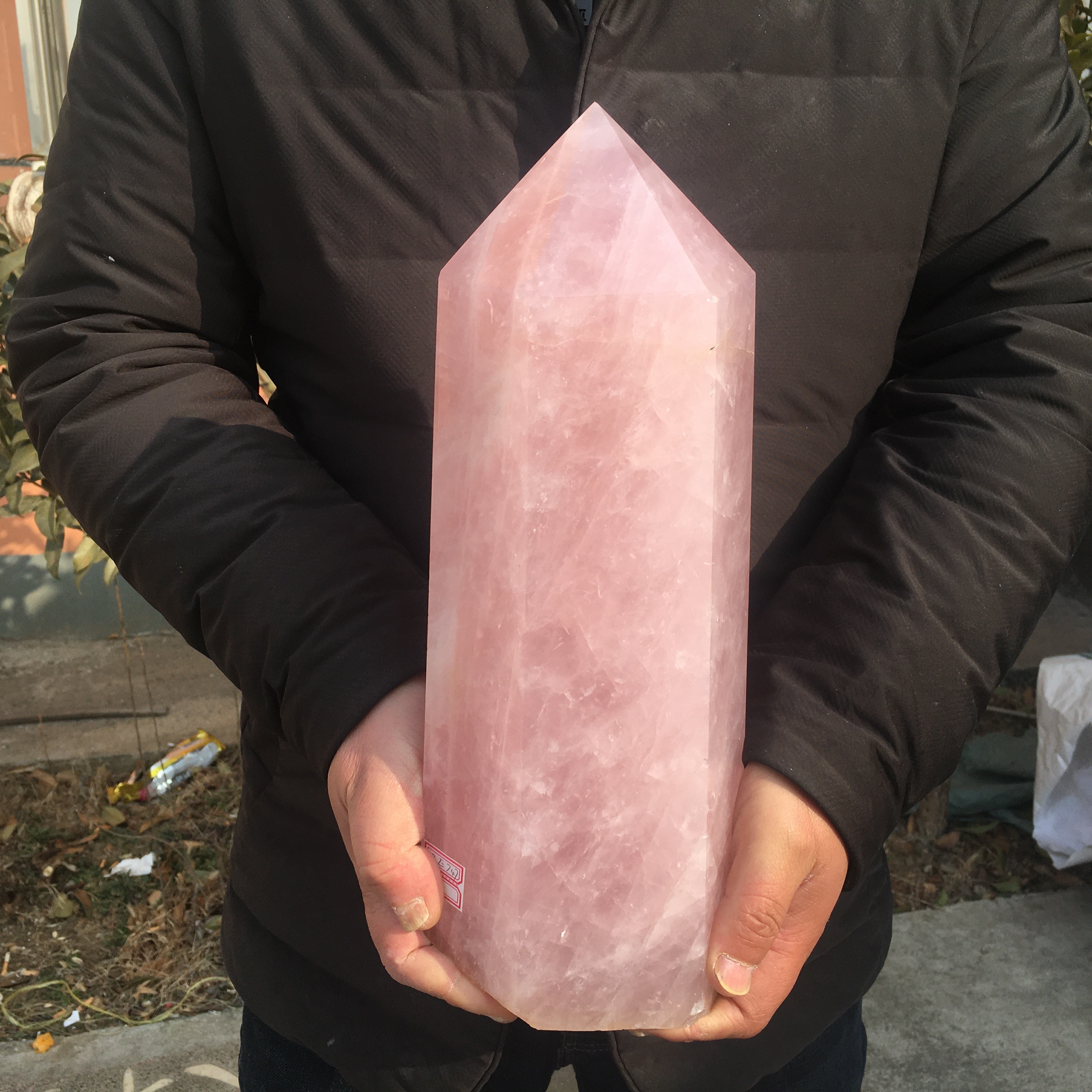 粉水晶柱，天然水晶 7100g