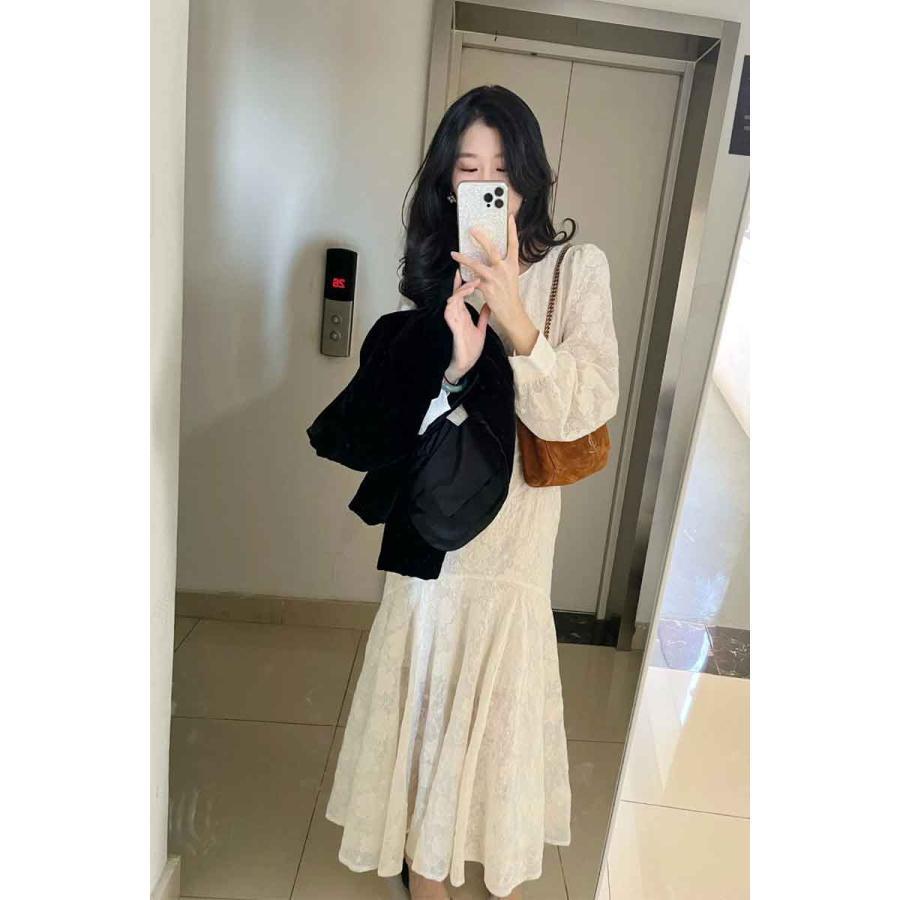 ワンピース インナー ロングワンピース レディース マーメード ロング ワンピース aライン レース 春 夏 キャミワンピース 重ね着 ワンピース 刺繍 マキシ 花柄