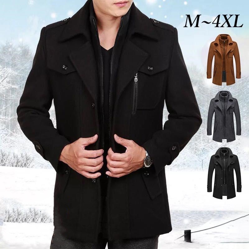 チェスターコート ファッション ビジネスコート メンズ コート ムートンコート シンプル カジュアル 開襟 着痩せ 長袖 ラシャコート ミディアム 出張 仕事 通勤