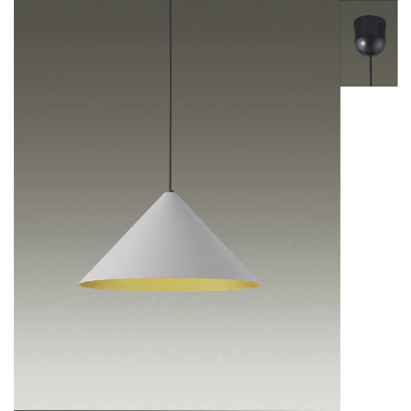 大光電機　LED照明 ペンダントライト 電球色 ペールグレー色サテン塗装　DXL-81482