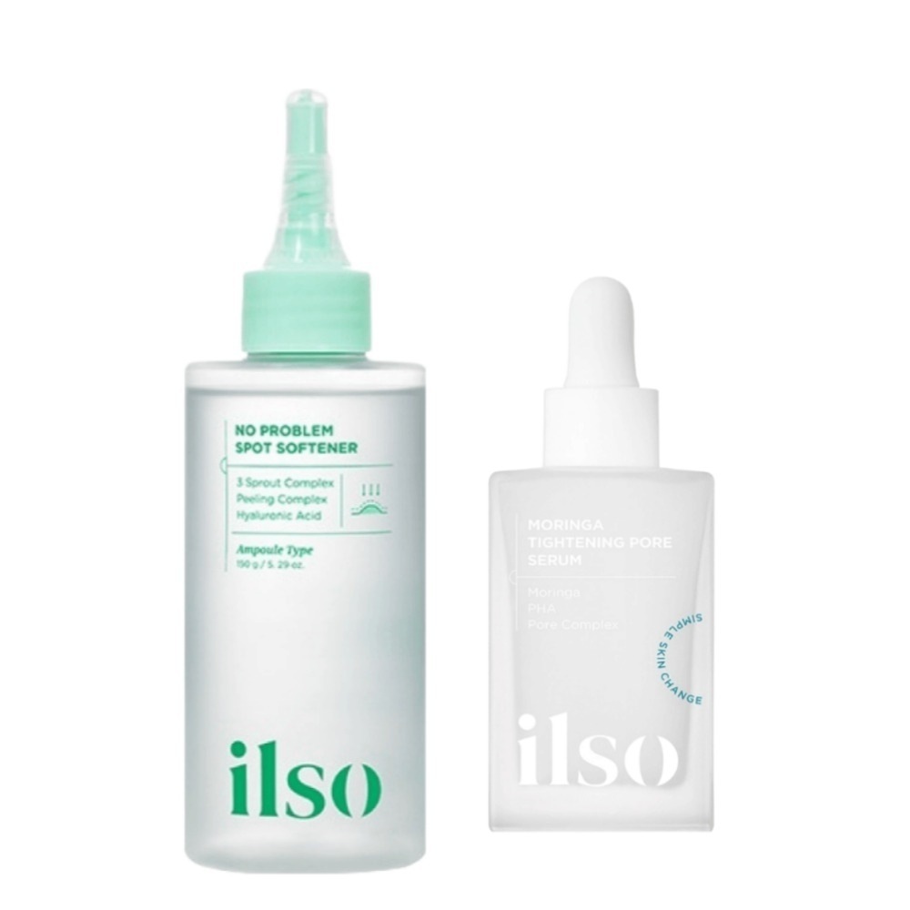 トラベラム スポット ソフトナー アンプル 150g + モリンガ タイトニング フォア セラム 30ml