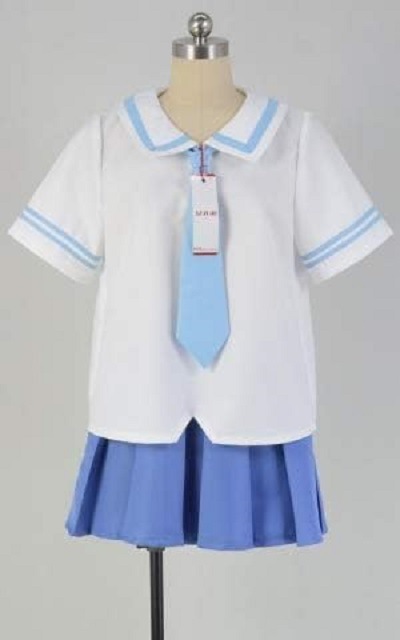 日常東雲なの 制服（青）コスプレ衣装