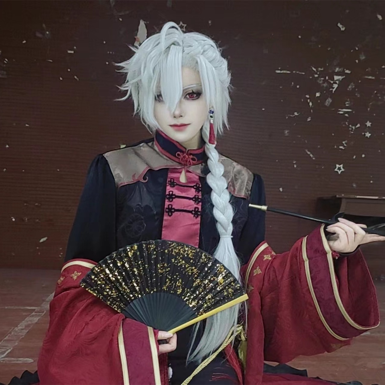 在庫品 VTuber バーチャルライバー 葛葉約1年半ぶりの新衣装 葛葉 チャイナ服 コスプレ衣装 コスチューム ハロウィン 装服 仮装