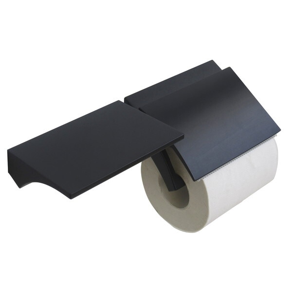 清水 棚付きペーパーホルダー ブラック SH-AC23PH-K 8,340円