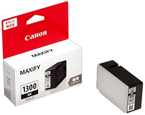 （まとめ買い）純正 インクタンク ブラック PGI-1300BK [x3]