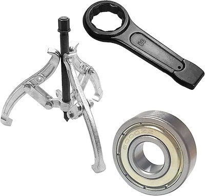 他サイト： 洗濯機修理 洗濯機メンテナンス ギヤプーラー 工具( プーリー＋レンチ38mm＋ベアリング22mm)の商品画像