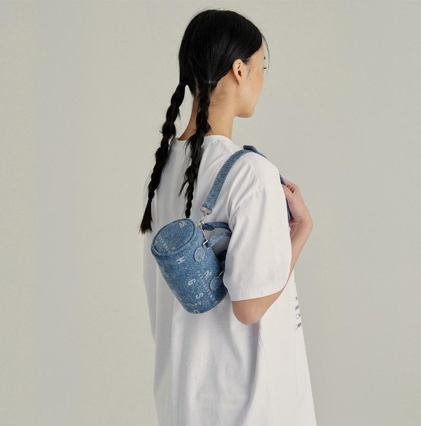 【MARGESHERWOOD】 LOG BAG : DENIM