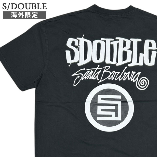 S/Double Combo Platter Tシャツ 半袖 Black White 送料込み エスダブル S/DOUBLE COMBO PLATTER TEE Tシャツ BLACK STUSSY