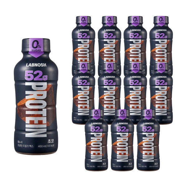 ラップノッシュ プロテインドリンク マックスチョコ 400ml（12本入り）(贈呈品なくなり次第贈呈終了)