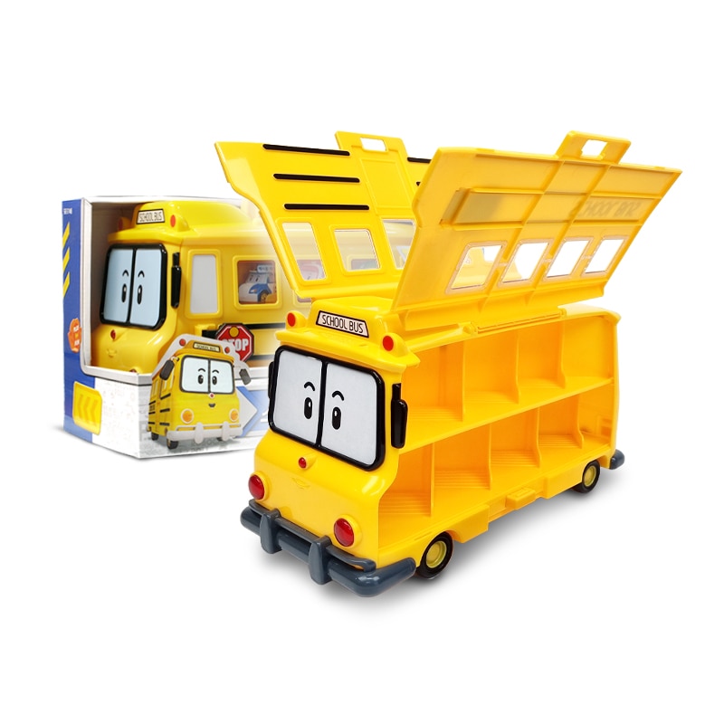 【ロボカーポリー公式ストア】スクールビーキャリーケース単品/ ミニカー収納可/収納おもちゃ/収納ケース 5,502円